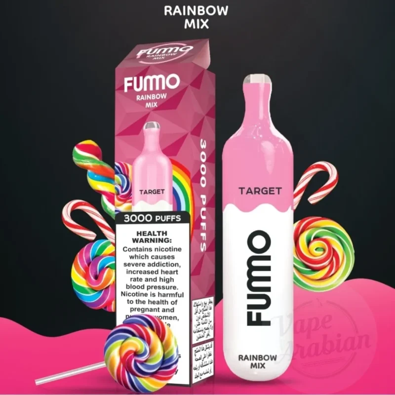 Fummo Target Disposable 3000 Puffs Rainbow Mix