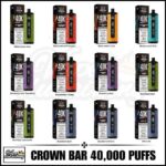 Crown Bar 40,000 Puffs Disposable Vape