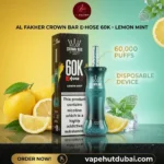 Al Fakher E Hose X 60000 Puffs Crown Bar Lemon Mint