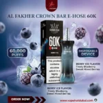 Al Fakher E Hose X 60000 Puffs Crown Bar Berry Ice